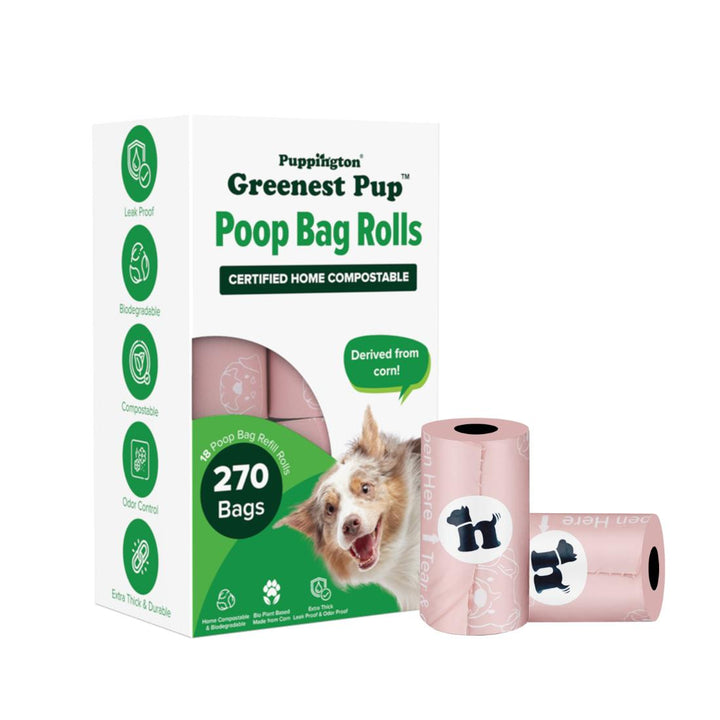 Compostable Poop Bags - Blush Pink