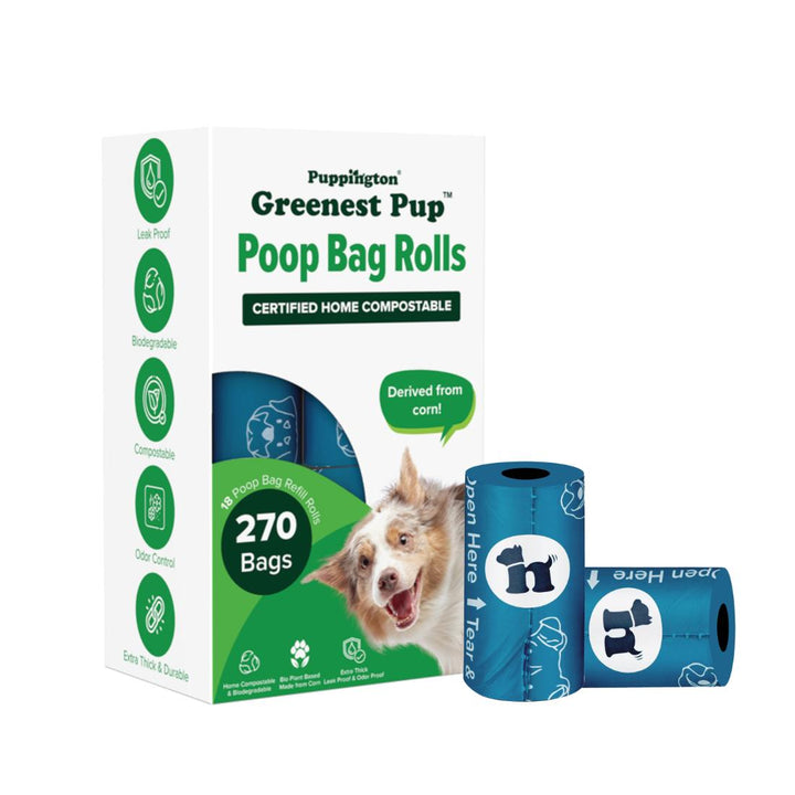 Compostable Poop Bags - Lagoon Teal