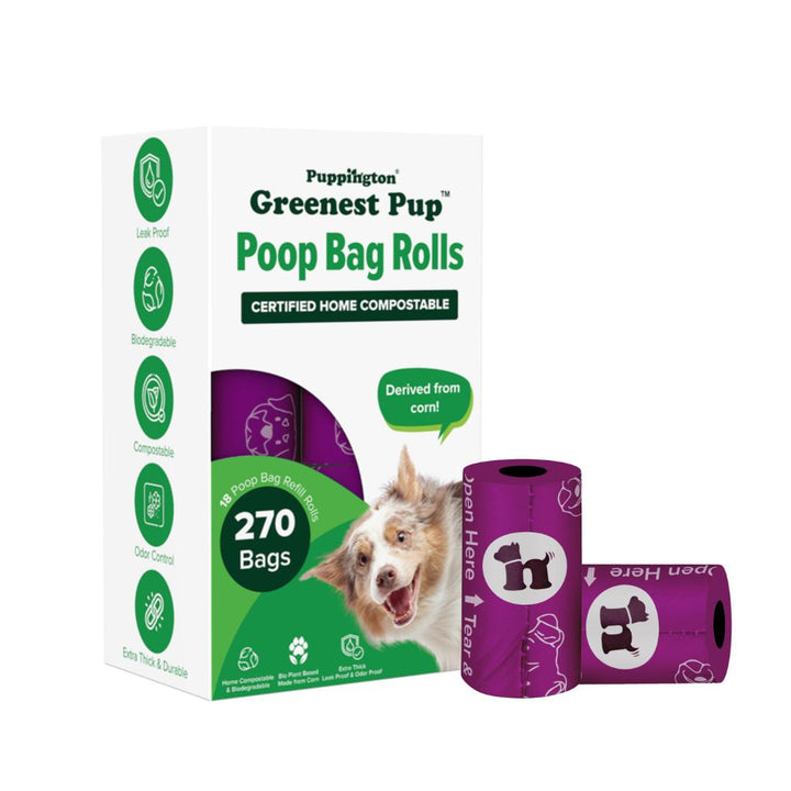 Compostable Poop Bags - Plum Wine